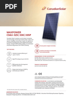 Canadian - Solar-Datasheet-MaxPower - CS6U-325P - v5.562 - EN CSI PDF