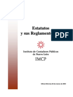 Estatutos y Sus Reglamentos Del ICPNL