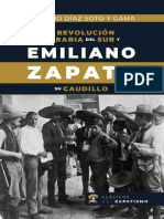 LA REVOLUCION AGRARIA DEL SUR Y EMILIANO ZAPATA SU CAUDILLO