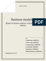 Business Analytics Report (Hospitality Industry)