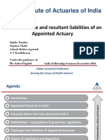 Actuarial Advice and Resultant Liabilities of AA
