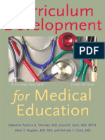 Curriculum Development For Medical-Education A-Six Step Approach
