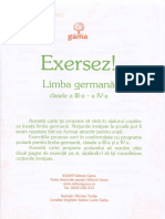 Exersez. Limba Germana