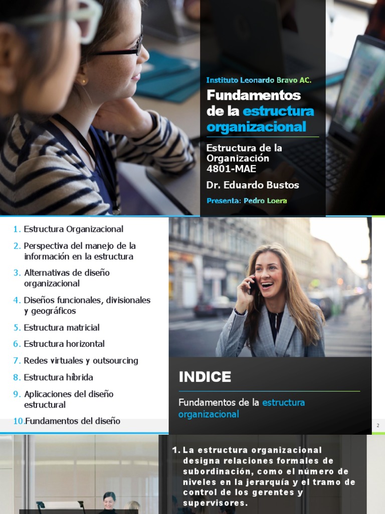 Fundamentos de la Estructura Organizacional | PDF | Diseño | Outsourcing