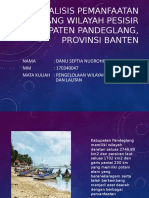 Analisis Pemanfaatan Ruang Wilayah Pesisir Kabupaten Pandeglang