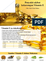 Penyakit Akibat Kekurangan Vitamin E