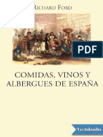 Comidas vinos y albergues de Espana - Richard Ford