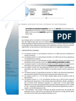 Contestación de Demanda de Alimentos PJ