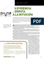 La Evidencia Derrota a la Intuición - Gestión