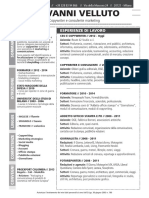 CV Modello Italiano