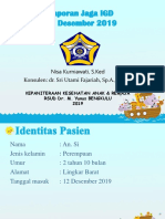 Laporan Jaga IGD Nisa Anak