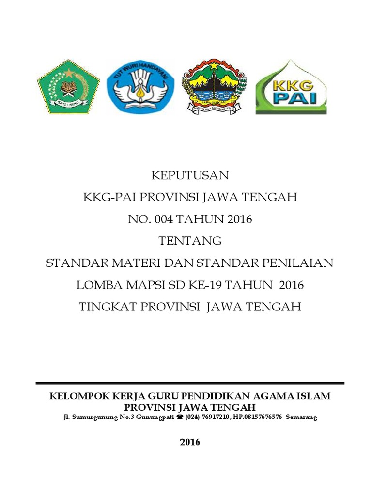 Materi Mapsi 2016