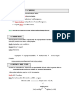 Biochemical Test