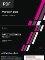 PowerApps - ALM Via Microsoft Flow & PowerShell