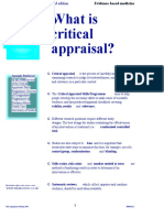 What Is Critical Appraisal