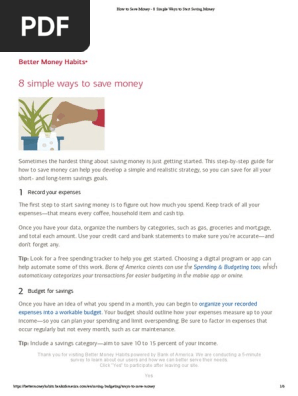How to Save Money - 8 Simple Ways to Start Saving Money.pdf