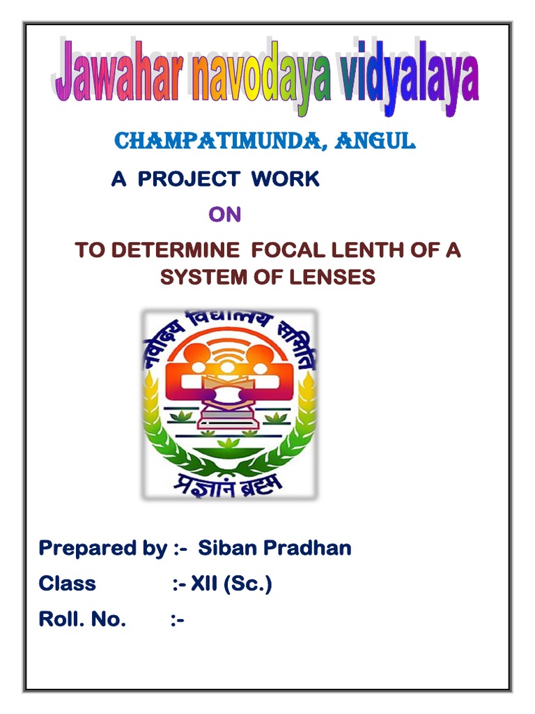 JNV Logo Design Project Overview | PDF | Science & Mathematics