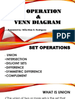 Set Operations & Venn Diagrams: Union, Intersection, Complement, and More