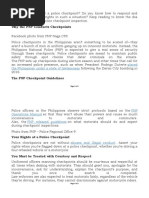 Ever been stopped at a police checkpoint