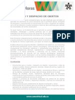 Recibo Despacho Objetos PDF
