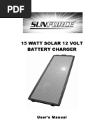 Download Sunforce 50032 15 Watt Solar Charger by 21st-Century-Goodscom SN44101655 doc pdf