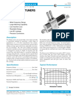 Slide Screw Tuners-Coaxial, Precision PDF