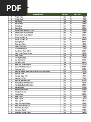 Price List Cleaning Janitorial Local Kleen Pro