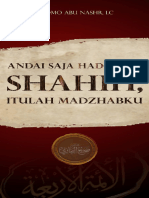 Andai Shahih Itulah Madzhabku