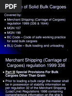 Bulk Carrier Practice | PDF | Ships | Cargo