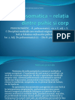 Psihosomatica - Relația Dintre Psihic Și Corp