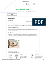 Booking Details - OYO PDF