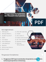 Pengawasan Kompleksitas Dan Masalah Inkomplesitas (Sistem Terdistribusi)