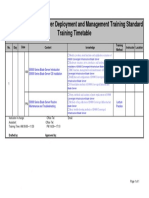 E9000 Series Blade Server Deployment and Management Training Standard Training Timetable