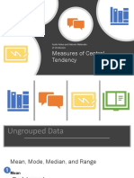 Measures of Central Tendency
