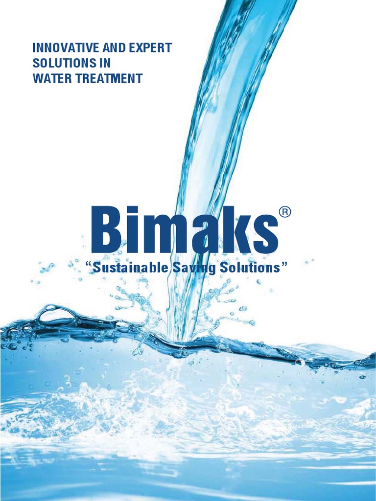 Bimaks Water Treatment Catalogue PDF PDF Sustainable Technologies Nature
