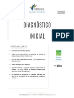 Diagnostico Inicial Ciencias 4basico