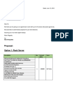 Proposal For HP Server PDF