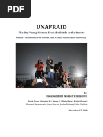 Unafraid: The Day Young Women Took The Battle To The Streets.