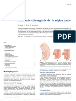 Anatomie Chirurgicale de La Région Anale