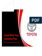 Toyota Motor Corp - Launching Prius - Final