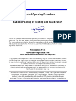 S 522 Subcontracting Tests Calibration