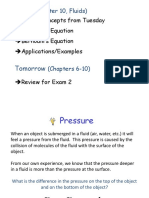 Bernoulli's Equation Lift Force Plane Wing