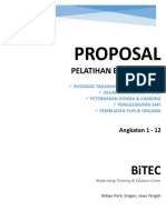 Contoh Proposal Pelatihan