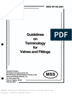 MSS SP-96 2001 Terms for Valves & Fittings