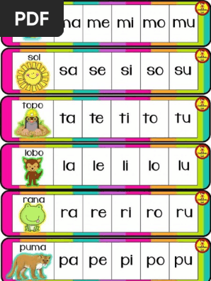 Abecedario Con Silabas