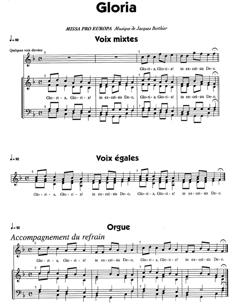 Missa Pro Europa PDF | PDF
