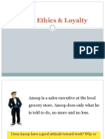 11.work Ethics & Loyalty - PPSX PDF