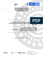 Lineamientos Jornada Enero Cundinamarca