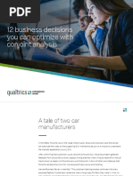 12 Business Decisions Conjoint Analysis