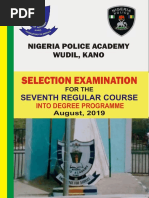 Nigeria Police Academy Past Questions Free Download - POLAC 2019